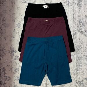 Bundle Cotton Bike Shorts Trio - S